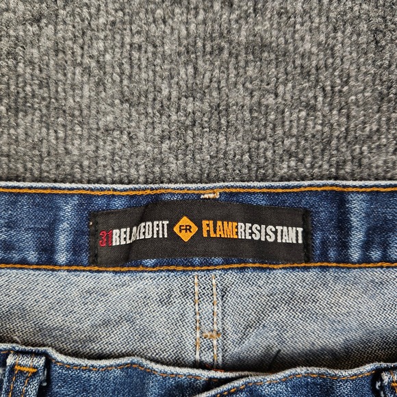 Wrangler FR Flame-Resistant Relaxed Fit Jean Men's 46x32 Cowboy Cut 31MWZ CAT2 - Picture 2 of 14